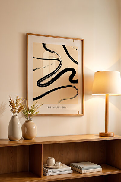 Basquiart Poster din seria Bohemian cu ramă din lemn, Nr. tablou: 136