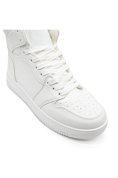 Tmall Men's Sports Shoes, With Fur Interior, B4018, White