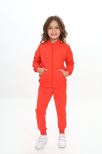 Toontoy Girl's Cool Style Printed Tracksuit Set
