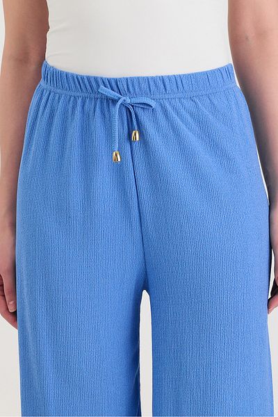 Ceylen Comfortable Cut Trousers with Lace-Up Waist
