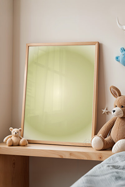 Basquiart Poster cu ramă din lemn pentru camera copiilor, camera bebelușilor,...