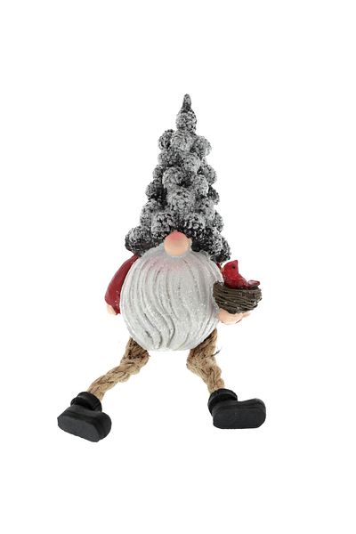 GiftExpress Leprechaun Figurine With Bird