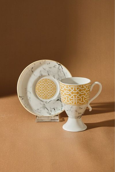 Karaca Goblet 6 Personality Coffee Cup 80 ml