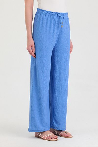 Ceylen Comfortable Cut Trousers with Lace-Up Waist