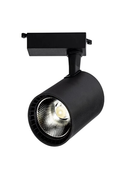 Cata 30w Babil GÜNIŞIĞI Işık SİYAH Kasa Led Ray Spot Armatür 3200K (Plastik K...