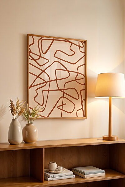 Basquiart Αφίσα της σειράς Bohemian με ξύλινο πλαίσιο, Αριθμός Πίνακα: 158