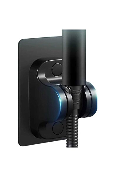 YAPI KALİTE Siyah Kendinden Yapışkanlı 15 Kg Taşıyabilen Nano Duş Başlığı Ask...