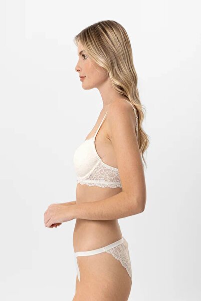 Pierre Cardin Empty Covered Back Lace Detailed Bra Set