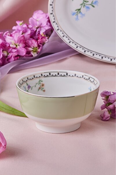 Karaca Minton Snack Bowl 12 cm Green