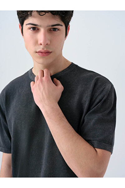 Loft Regular Fit Anthracite Men's T-Shirt Lf2039337