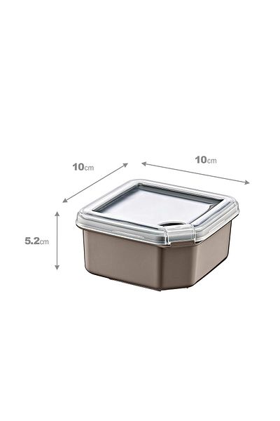 Smartware Q-Box Storage Container Set of 3 (3 X 350 ml)