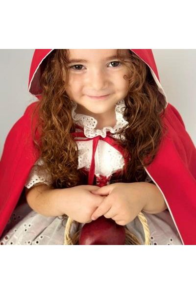 Hly Karol Tasarım Little Red Riding Hood Baby Girl Costume, Birthday Dress, Photo Shoot Dress, Suitable for Ages 0-12