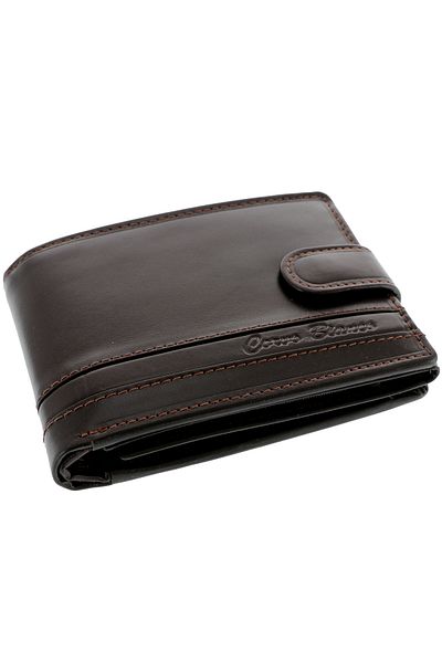 GiftExpress Corvo Bianco Brown Leather Wallet