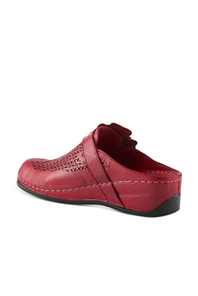 İNZE AYAKKABI Genuine Leather Slippers - Model Name: Citrine