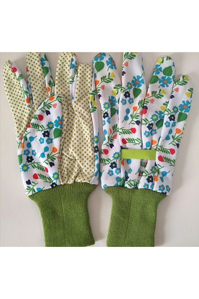 reyselstyle Flower Patterned Work Safety and Garden Gloves
