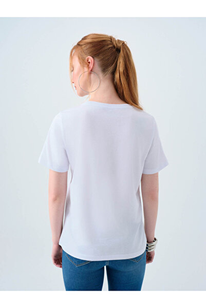 Loft White Women's T-Shirt Lf2039547