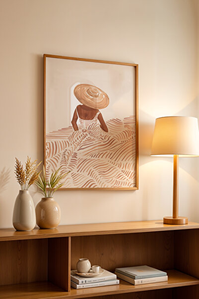 Basquiart Bohemian Serisi Ahşap Çerçeveli Poster, Tablo No:27