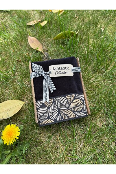 Fantastic Collection Спеціальний набір подарункових рушників з бордюром і візерунком у вигляді листя