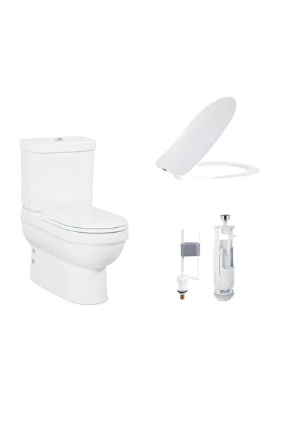 Creavit Vitroya Duvara Sıfır Klozet + Rezervuar + VitrA İç Takım + Yavaş Kapa...
