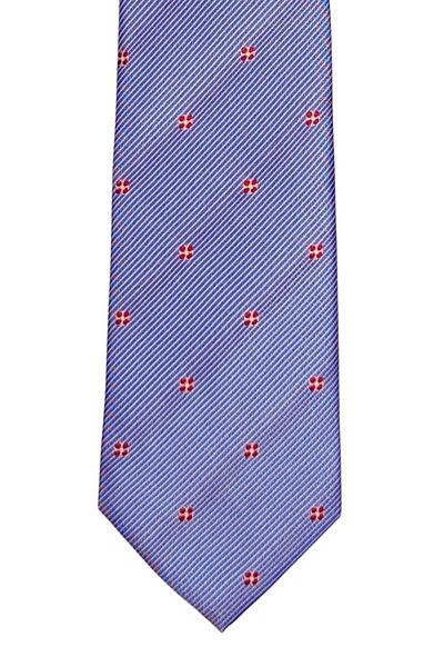 1001 Kravat 7 cm Wide Blue Patterned Thin Tie