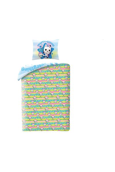 Gabby's Dollhouse Bedding set, Duvet cover, 140x200 cm, pillowcase, 60x70 cm, Multicolor, Gabby's Dollhouse
