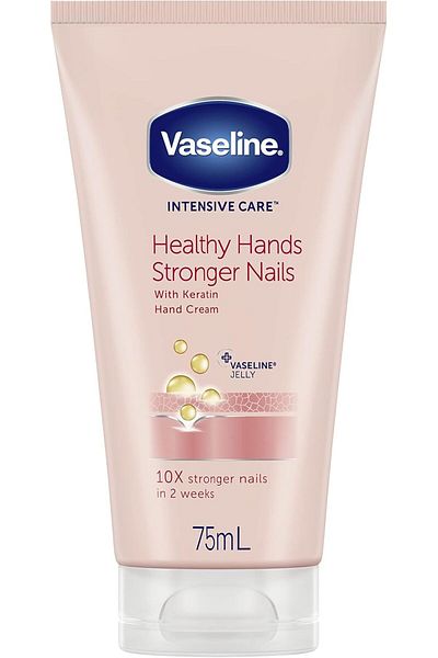 Vaseline Vasenol Intensive Care Healthy Hands Stronger Nails With Keratin And Jelly Hand Cream For V