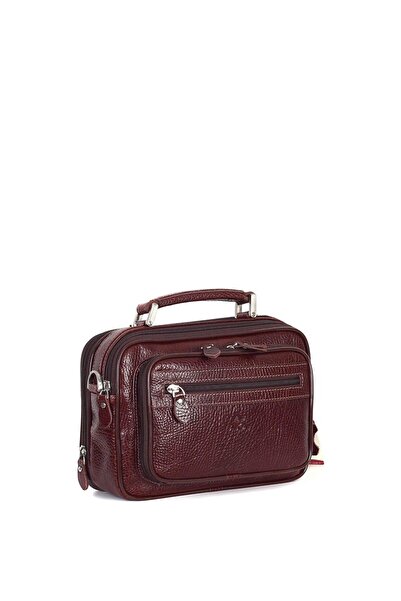 Aka Deri Bright Brown Leather Portfolio Bag - 318