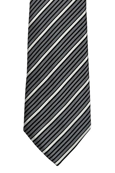 1001 Kravat Slim Striped Tie