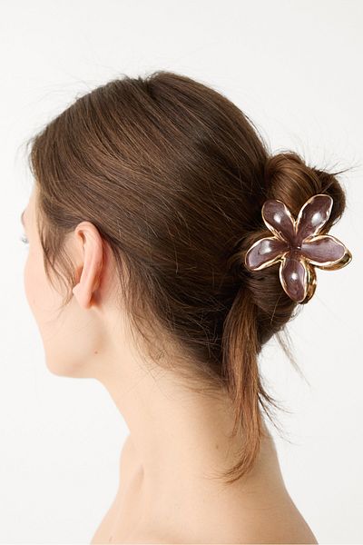Stradivarius Pack of 3 floral hair clips