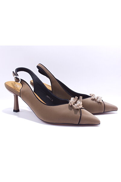 Guja 25Y374-3 FİYONKLU SİVRİ BURUN ABİYE AYAKKABI