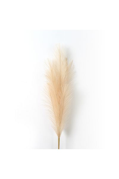 Choice 120cm Light Curry 1pcs Faux Pampas Grass Decor Plume Grass Artificial Phragmites Australis Vase Deco