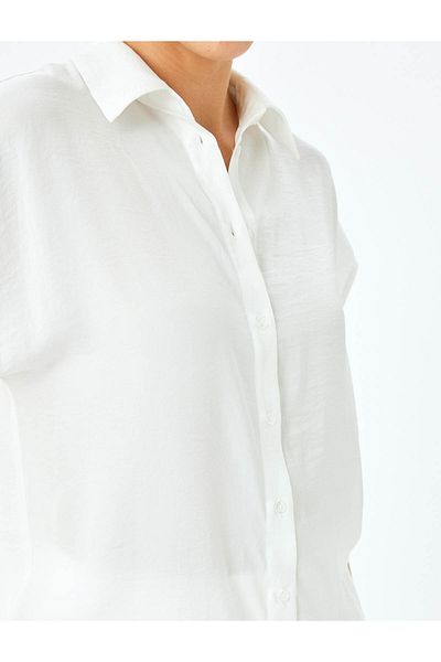 Koton Classic Collar Buttoned Sleeveless Shirt