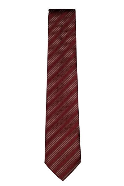 1001 Kravat Burgundy Striped Classic Tie