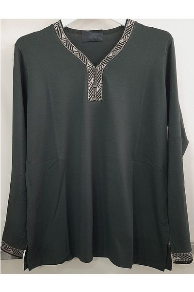 N.Y.YILDIZ Star Super New Latest Luxury Season Model Large Medium Size Mother Single Jersey Flexible 1St Class Combed Bluz