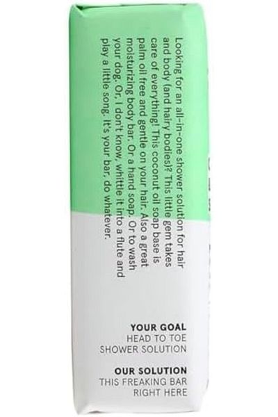 ACURE Coconut & Argan Shampoo Bar, 100% Vegan, Performance Driven Body & Hair Care, All-In-One Showe