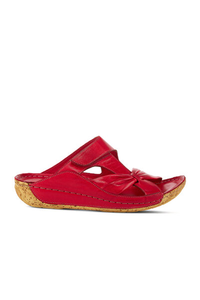 İNZE AYAKKABI Genuine Leather Slippers Model Name: Serra