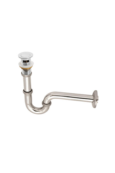 NSK Bas Aç Süzgeçli Krom Lavabo Sifon Takımı - ARKHEV0006