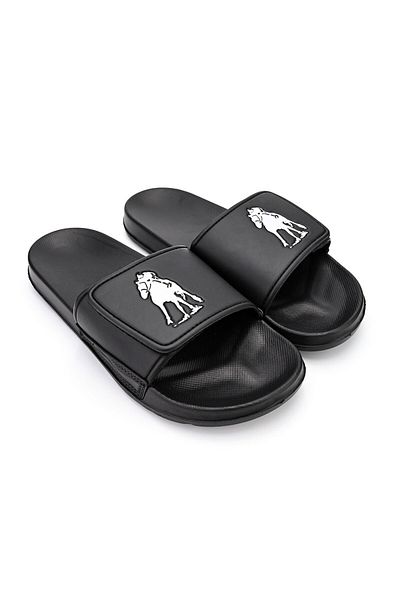 Tmall Men's Slippers, Made Of Eco-leather, Pb2019, Black