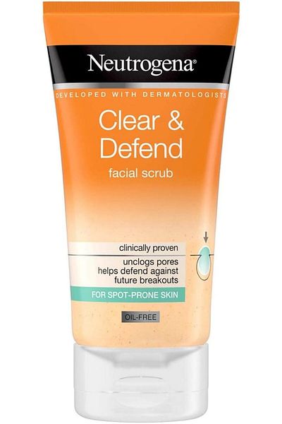 Neutrogena Clear and Defend Facial Scrub, 150 ml