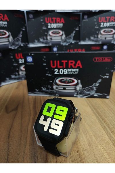 LaraThec T10 Ultra Smart - 49 mm White and Black Double Watchband