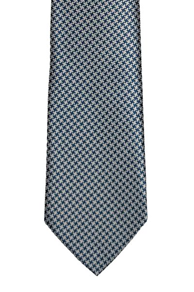 1001 Kravat 7 cm Wide Blue Patterned Thin Tie