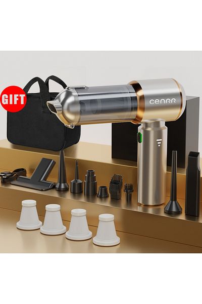 Choice MAX Silver 4hepa Y CENRR 998000PA Mini Car Vacuum Cleaner Cordless Powerful Wireless Car Cleaner Han