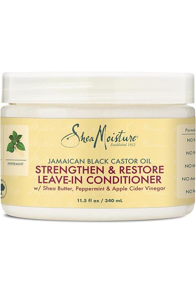 Shea Moisture Jamaican Black Castor Oil Leave In Conditioner For Damaged Hair