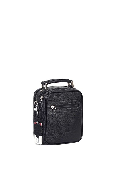 Aka Deri Floter Black - Leather Portfolio Bag 395