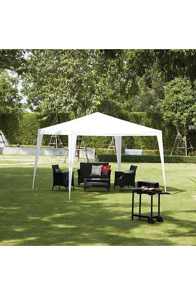 OEM Pavilion Gradina cu cadru Metalic si copertina din Tesatura, Dimensiune 2.4 x 2.4 x 3 metrii