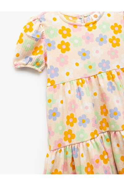 Koton Μπεζ Βρεφικό Φόρεμα 5SMG80003AK