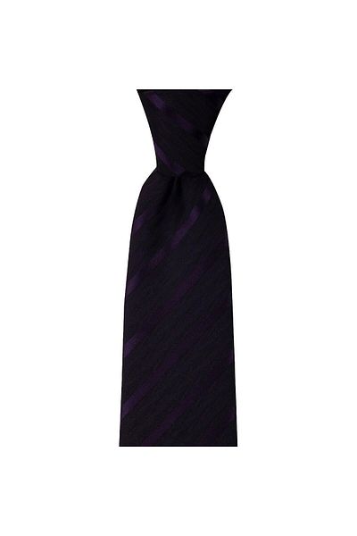 1001 Kravat Purple Striped 8 cm Wide Tie