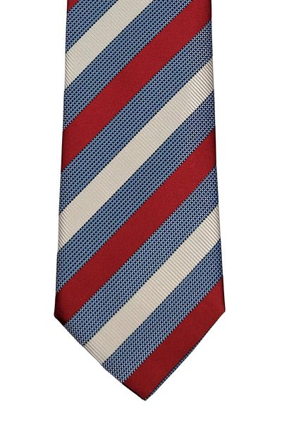 1001 Kravat Red and White Turkey Tie