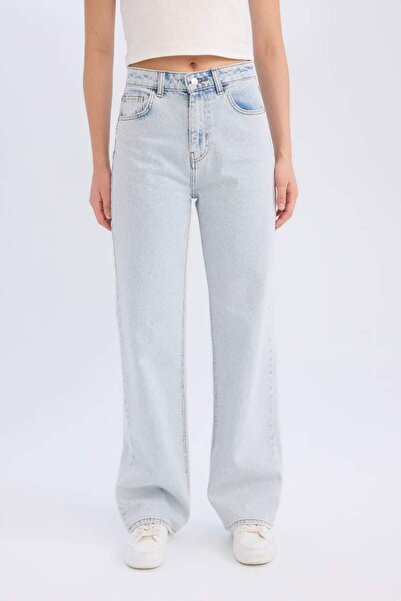 DeFacto Light Blue Women's Jean Pants D7960Ax/Nm39