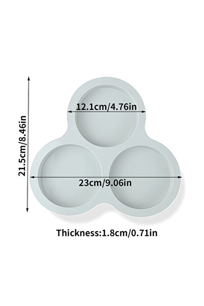 Choice قالب بيض من السيليكون الرمادي، مقلاة هوائية، مقلاة بيض قابلة لإعادة ال...